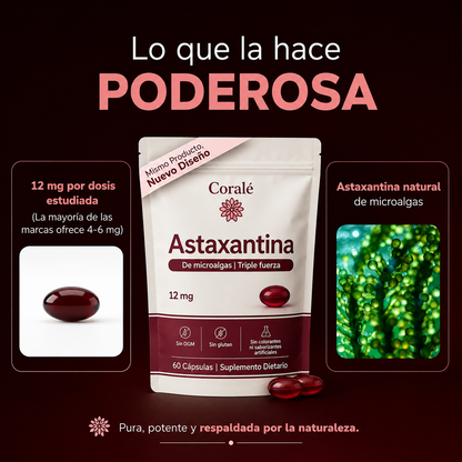 Coralé Astaxantina — Vitalidad y energía desde adentro