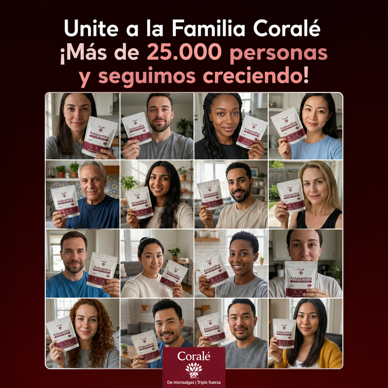 Coralé Astaxantina — Vitalidad y energía desde adentro