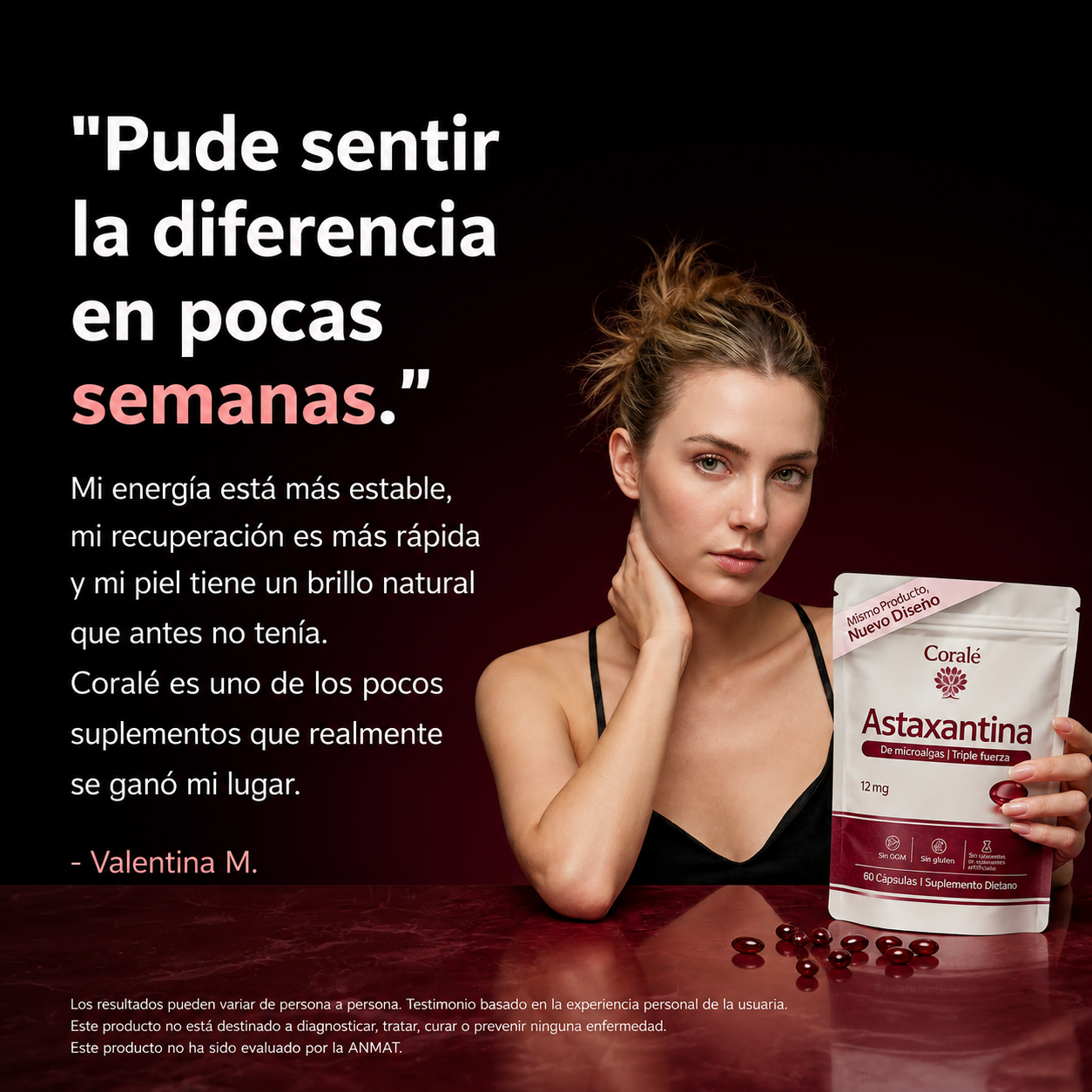 Coralé Astaxantina — Vitalidad y energía desde adentro