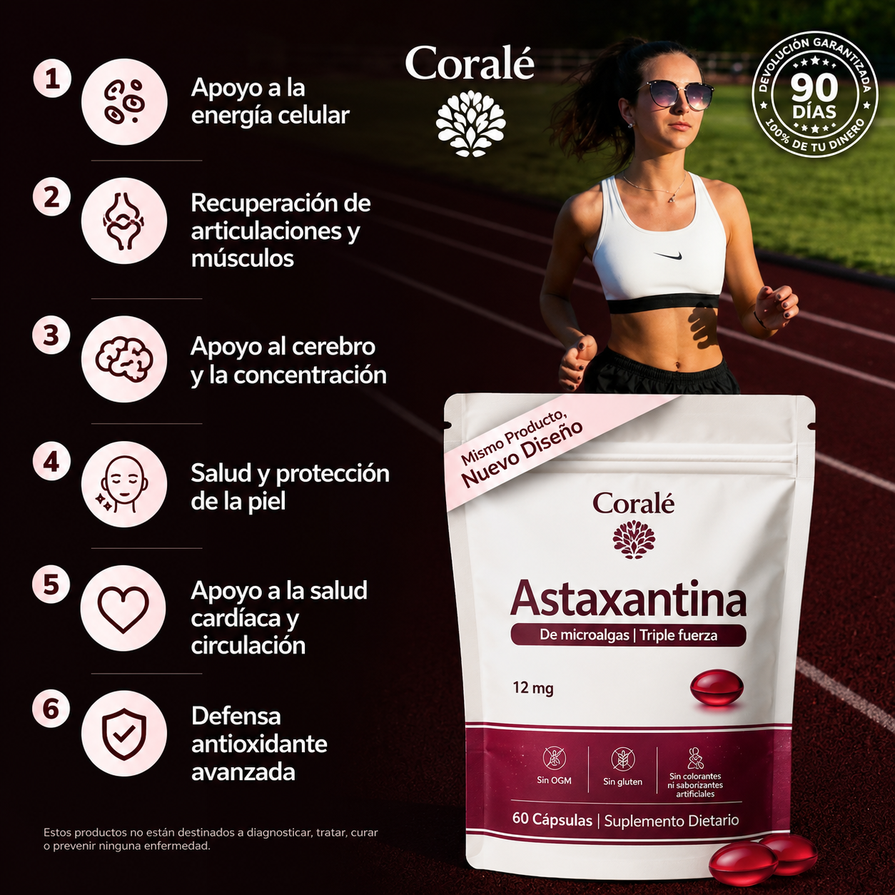 Coralé Astaxantina — Vitalidad y energía desde adentro