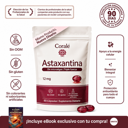 Coralé Astaxantina — Vitalidad y energía desde adentro